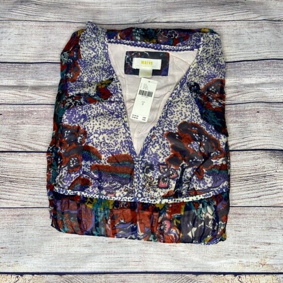 NWT Anthro Maeve Annabella Maxi Dress Size 2 - Picture 7 of 12